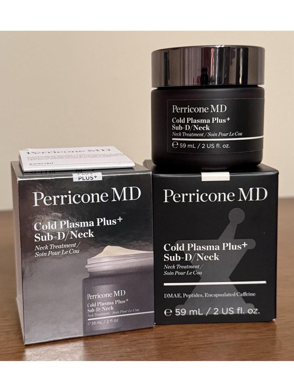Perricone MD Cold Plasma Plus+ Sub-D Neck Treatment Cream, 2oz, NIB